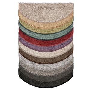 Karat Stufenmatte »Jakarta, verschiedene Farben, 100% Polypropylen, gekettelt«, , Halbrund, Höhe 10 mm