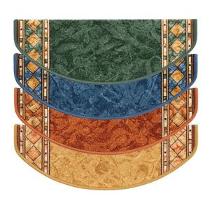 Karat Stufenmatte »Langeoog, Treppenschutz, viele Farben & Größen«, , Halbrund, Höhe 5 mm, 100% Polyamid