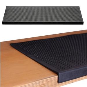BigDean Stufenmatte »25x75cm Gummimatte Rutschschutz Treppen Stufen außen mit Winkelkante selbstklebend«, , Höhe 3 mm