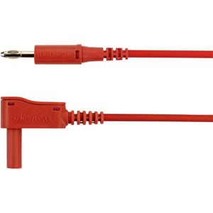 Schützinger AL 7622 Ni / 2.5 / 200 / RT Adapterleitung [Stecker 4mm - Stecker 4 mm] 200.00cm Rot 10