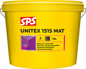 SPS Unitex 1515 Mat 4 Liter Maak Uw Keuze: 100% Wit