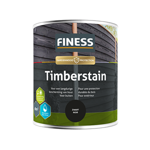 finess timberstain ral 9005 0.75 ltr