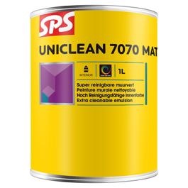 SPS Uniclean 7070 Mat 1 Liter Maak Uw Keuze: Kleur Naar Keuze