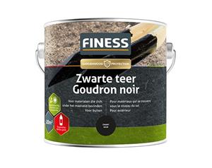 Finess 35326054 Teer - Zwart - 2,5L