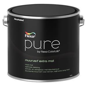 Flexa Pure Muurverf Extra Mat 2,5 Liter Op Kleur Gemengd
