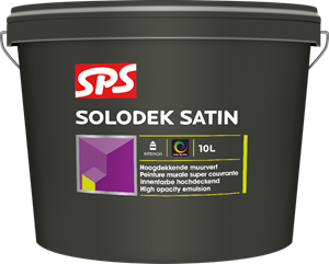 SPS Solodek Satin Muurverf 10 Liter