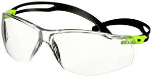 3M SecureFit SF501SGAF-GRN Veiligheidsbril Met anti-condens coating Groen