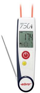 ebro TLC 750i-V2 Inklapbare thermometer -50 - +250 °C Sensortype K