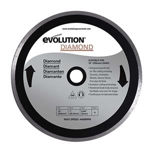 Evolution diamant zaagbladen 255mm