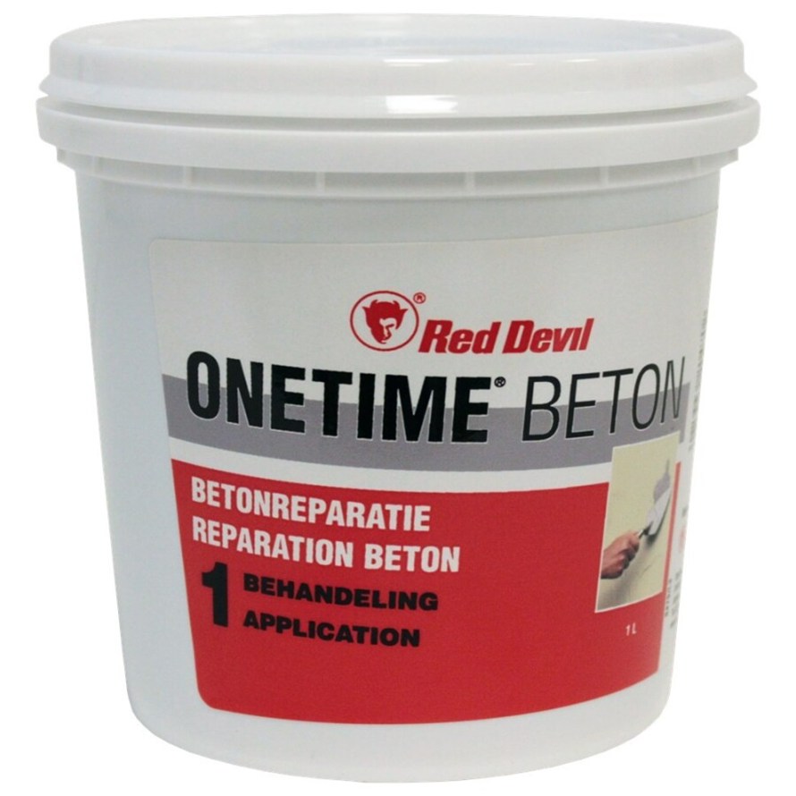 reddevil Red Devil reparatiemiddel - ONETIME beton - grijs - emmer 1 liter