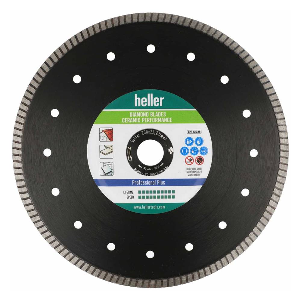 Heller 29917 Diamond Blade Ceramic Performance 200 x 30/25,4 Diameter 200 mm 1 stuk(s)