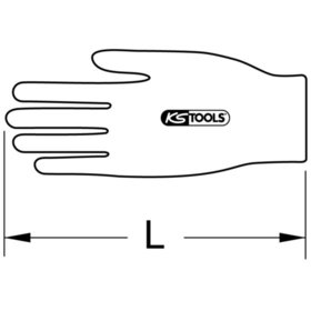 kstools Ks tools Überzieh-Handschuh für Elektriker-Schutzhandschuh, 