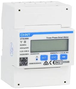 Chint G DTSU666 3×230/400V 5(80)A RS485 4PMID kWh-meter 3-fasen Digitaal Conform MID: Ja 1 stuk(s)