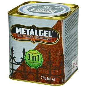 Praxis Metalgel metaallak grijs glans zijdeglans 750ml