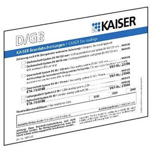Kaiser Elektro 9473-91 Tussenschot identificatieplaatje 10 stuk(s)