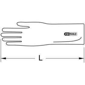 KSTOOLS - Elektriker-Schutzhandschuh mit Schutzisolierung,  rot