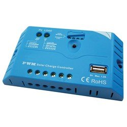 Velleman PWM-LAADREGELAAR MET USB-AANSLUITING - 10 A - 12/24 VDC