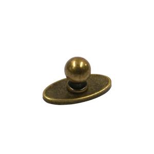 DecoMode knop rond oud messing 30mm 2st.