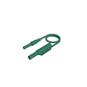 SKS Hirschmann MAL S WS-B 50/2,5 grün Veiligheidsmeetsnoer [4mm-veiligheidsstekker - 4mm-veiligheidsstekker, stapelbaar] 50 cm Groen 1 stuk(s)