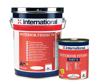 International interior finish 750 ral 9003 wit component a 4 ltr (voor 5 ltr)
