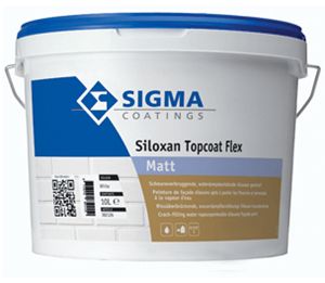 Sigma siloxan topcoat flex matt donkere kleur 10 ltr