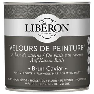 Liberon Libéron muurverf Velours de Peinture Brun Caviar fluweel mat 500ml