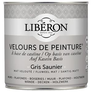 Liberon Libéron muurverf Velours de Peinture Gris Saunier fluweel mat 500ml