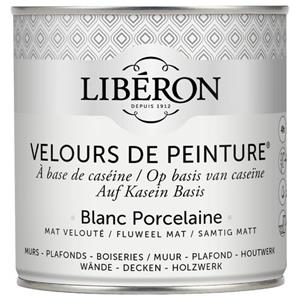 Liberon Libéron muurverf Velours de Peinture Blanc Porcelaine fluweel mat 500ml