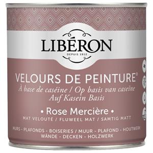 Liberon Libéron muurverf Velours de Peinture Rose Mercière fluweel mat 500ml
