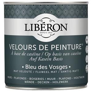 Liberon Libéron muurverf Velours de Peinture Bleu des Vosges fluweel mat 500ml