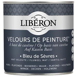 Liberon Libéron muurverf Velours de Peinture Bleu De Sèvres fluweel mat 2,5L