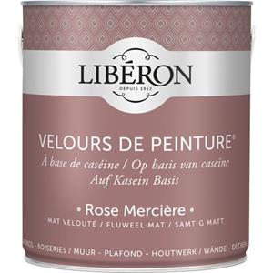 Liberon Libéron muurverf Velours de Peinture Rose Mercière fluweel mat 2,5L