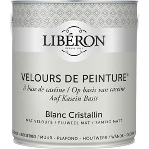 Liberon Libéron muurverf Velours de Peinture Blanc Cristallin fluweel mat 2,5L