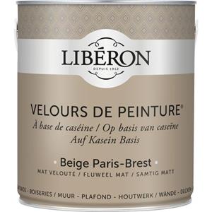 Liberon Libéron muurverf Velours de Peinture Beige Paris-Brest fluweel mat 2,5L