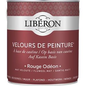 Liberon Libéron muurverf Velours de Peinture Rouge Odéon fluweel mat 2,5L