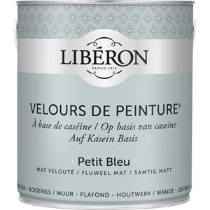 Liberon Libéron muurverf Velours de Peinture Petit Bleu fluweel mat 2,5L