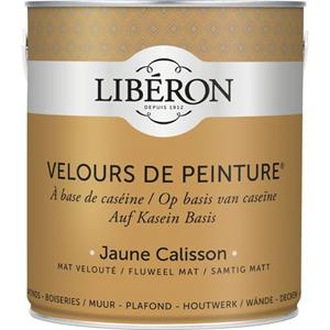 Liberon Libéron muurverf Velours de Peinture Jaune Calisson fluweel mat 2,5L