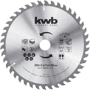 Kwb 589359 Cirkelzaagblad 250 x 30 mm 1 stuk(s)