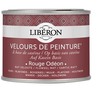 Liberon Libéron muurverf Velours de Peinture Rouge Odéon fluweel mat 125ml