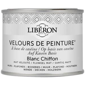 Liberon Libéron muurverf Velours de Peinture Blanc chiffon fluweel mat 125ml