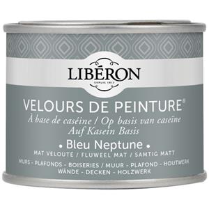 Liberon Libéron muurverf Velours de Peinture Bleu Neptune fluweel mat 125ml