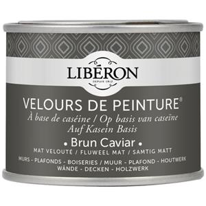 Liberon Libéron muurverf Velours de Peinture Brun Caviar fluweel mat 125ml
