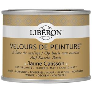Liberon Libéron muurverf Velours de Peinture Jaune Calisson fluweel mat 125ml
