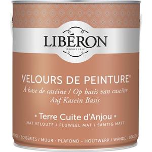 Liberon VELOURS DE PEINTURE Muurverf op basis van caseïne 2,5L Fluweel mat Bleu d'Iroise