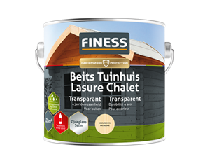 Finess Beits Tuinhuis Transparant Zijdeglans 2530 Kleurloos 2,5 Liter