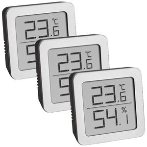 tfadostmann TFA Dostmann Thermo- en hygrometer Zilver, Zwart