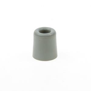 Merkloos Deurbuffer / deurstopper grijs rubber 35 x 30 mm -