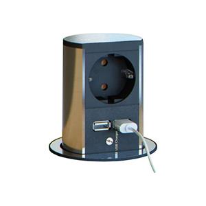 BACHMANN Steckdoseneinheit ELEVATOR, 1 x UTE FR, 1 x USB