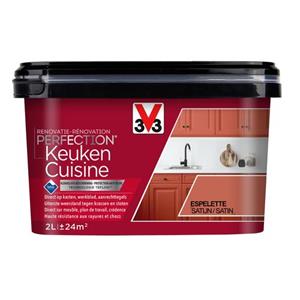 V33 keukenverf Renovatie Perfection espelette zijdeglans 2L