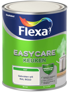 Flexa easycare muurverf mat keuken lichte kleur 2.5 ltr